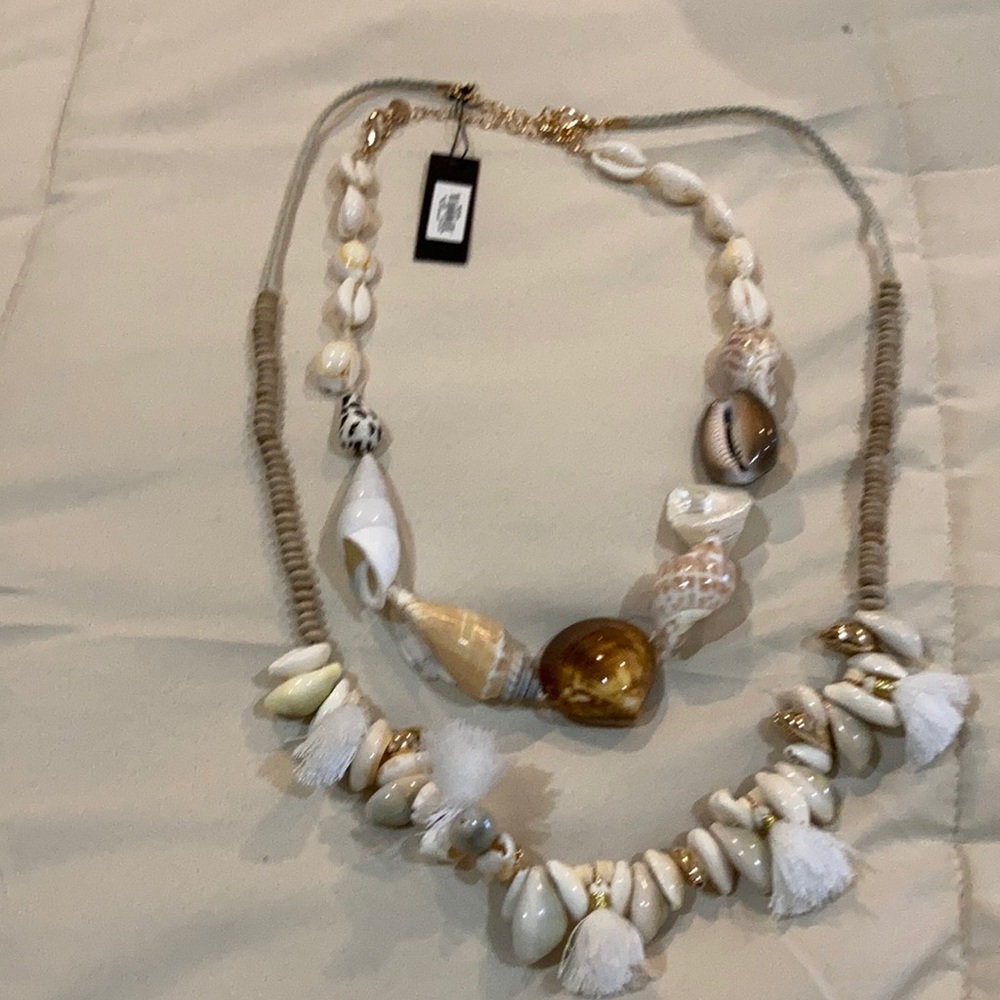 Two shell necklaces. Perfect for summer
